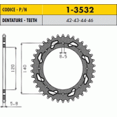 Зірка задня Sunstar 1-3532-44