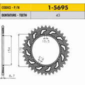 Зірка задня Sunstar 1-5695-43