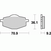 Гальмівні колодки Braking 685SM1