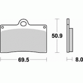 Гальмівні колодки Braking 688SM1