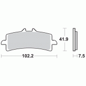 Гальмівні колодки Braking 930CM55