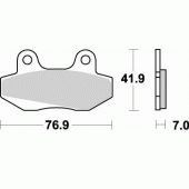 Гальмівні колодки Braking 673SM1