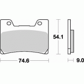 Гальмівні колодки Braking 729SM1