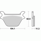 Гальмівні колодки Braking 734CM88 Р
