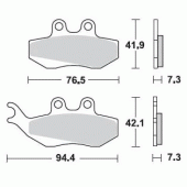 Гальмівні колодки Braking 770SM1