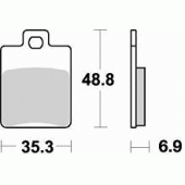 Гальмівні колодки Braking 808SM1