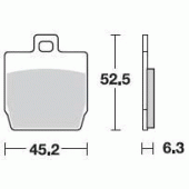 Гальмівні колодки Braking 814SM1
