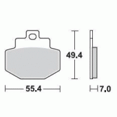 Гальмівні колодки Braking 871SM1