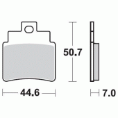 Гальмівні колодки Braking 883SM1