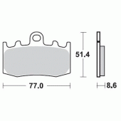 Гальмівні колодки Braking 892SM1