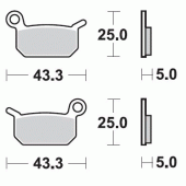 Гальмівні колодки Braking 897CM44