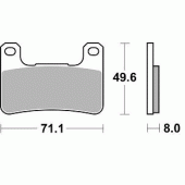 Гальмівні колодки Braking 898CM66