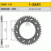 Зірка задня Sunstar 1-3541-47