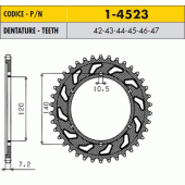 Зірка задня Sunstar 1-4523-46