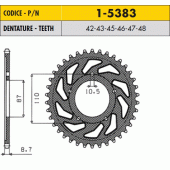 Зірка задня Sunstar 1-5383-45