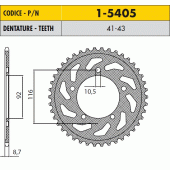 Зірка задня Sunstar 1-5405-41