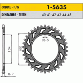 Зірка задня Sunstar 1-5635-43