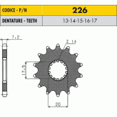 Звезда передняя Sunstar 22614