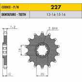 Зірка передня Sunstar 22714