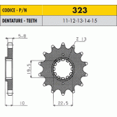 Звезда передняя Sunstar 32314