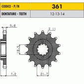 Зірка передня Sunstar 36113