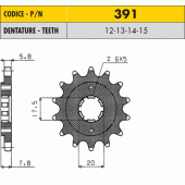 Звезда передняя Sunstar 39113
