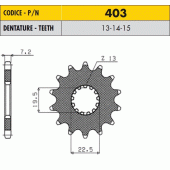 Звезда передняя Sunstar 40314
