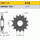 Зірка передня Sunstar 41015