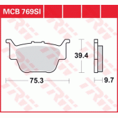 Тормозные колодки LUCAS MCB769SI