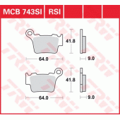 Тормозные колодки LUCAS MCB743SI