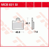 Тормозные колодки LUCAS MCB831SI