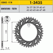 Зірка задня Sunstar 1-3435-43