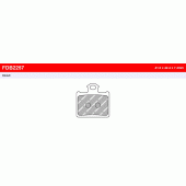 Тормозные колодки Ferodo FDB2257SG