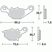 Гальмівні колодки Braking 905CM44