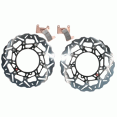 Комплект тормозные диски+колодки Braking WK007K