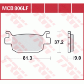 Тормозные колодки скутерные LUCAS MCB806SRM