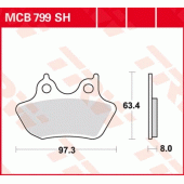 Гальмівні колодки задні LUCAS MCB799SH