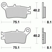 Гальмівні колодки Braking 723SM1