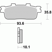 Гальмівні колодки Braking 948SM1