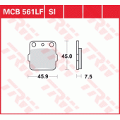 Гальмівні колодки LUCAS MCB561SI