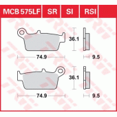 Гальмівні колодки LUCAS MCB575EC