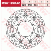 Тормозной диск LUCAS MSW113RAC