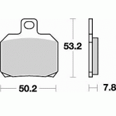 Тормозные колодки задние Braking 828CM56