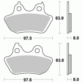 Тормозные колодки Braking 951SM1