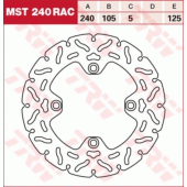Тормозной диск LUCAS MST240RAC