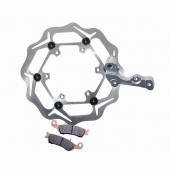Тормозной диск увеличен 270mm+перход+колодки Braking OKWL04