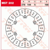Гальмівний диск LUCAS MST202