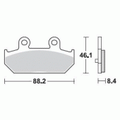 Гальмівні колодки Braking 896SM1