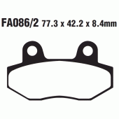Гальмівні колодки EBC FA086 / 2HH