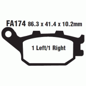 Гальмівні колодки EBC FA174